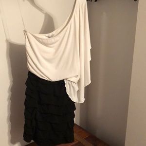 Black and white dress